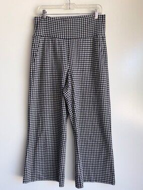 CAbi Bombshell Gingham Pants #6047 Size Medium